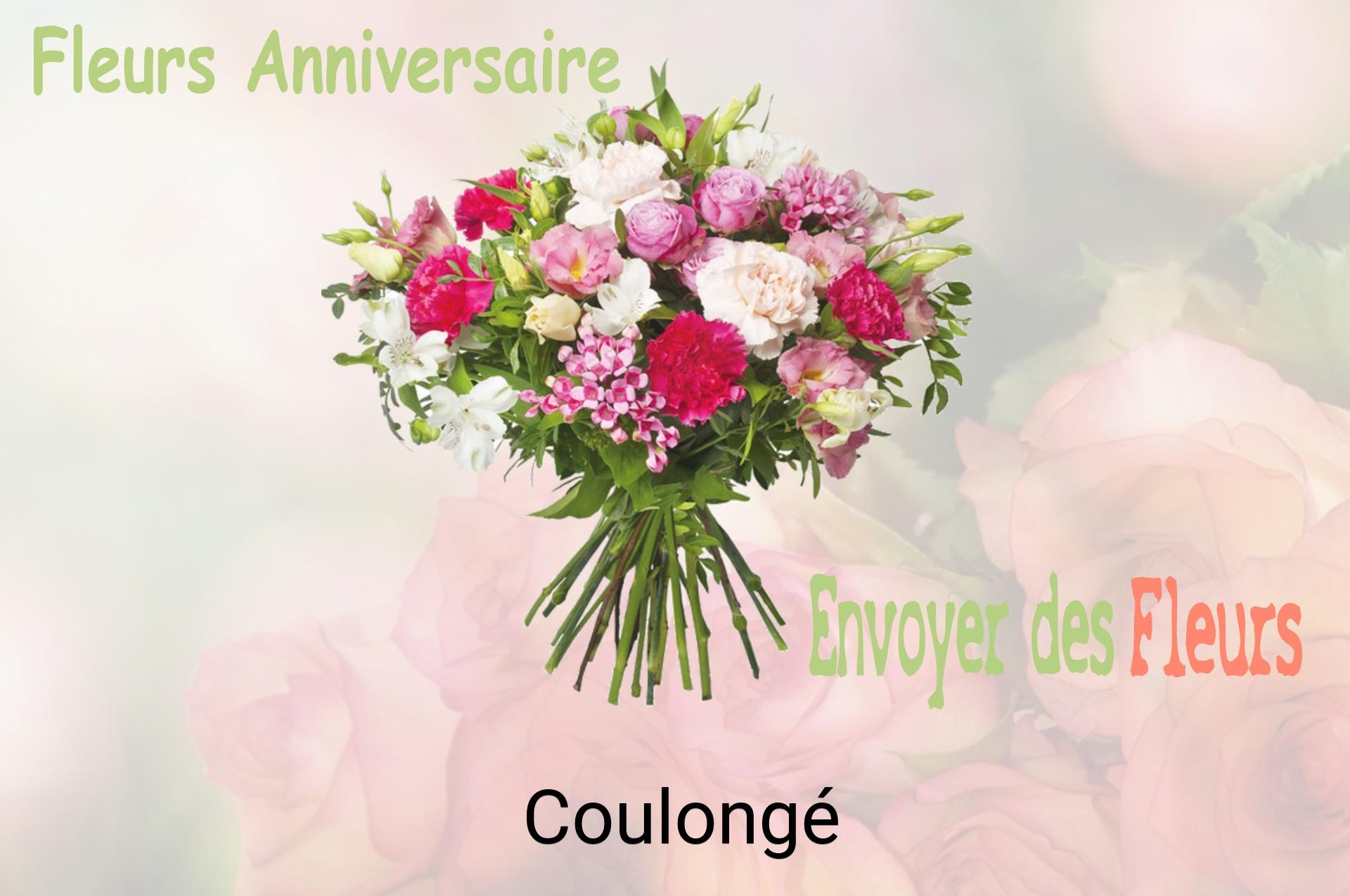 Bouquet de fleurs d’anniversaire livré à Coulongé
