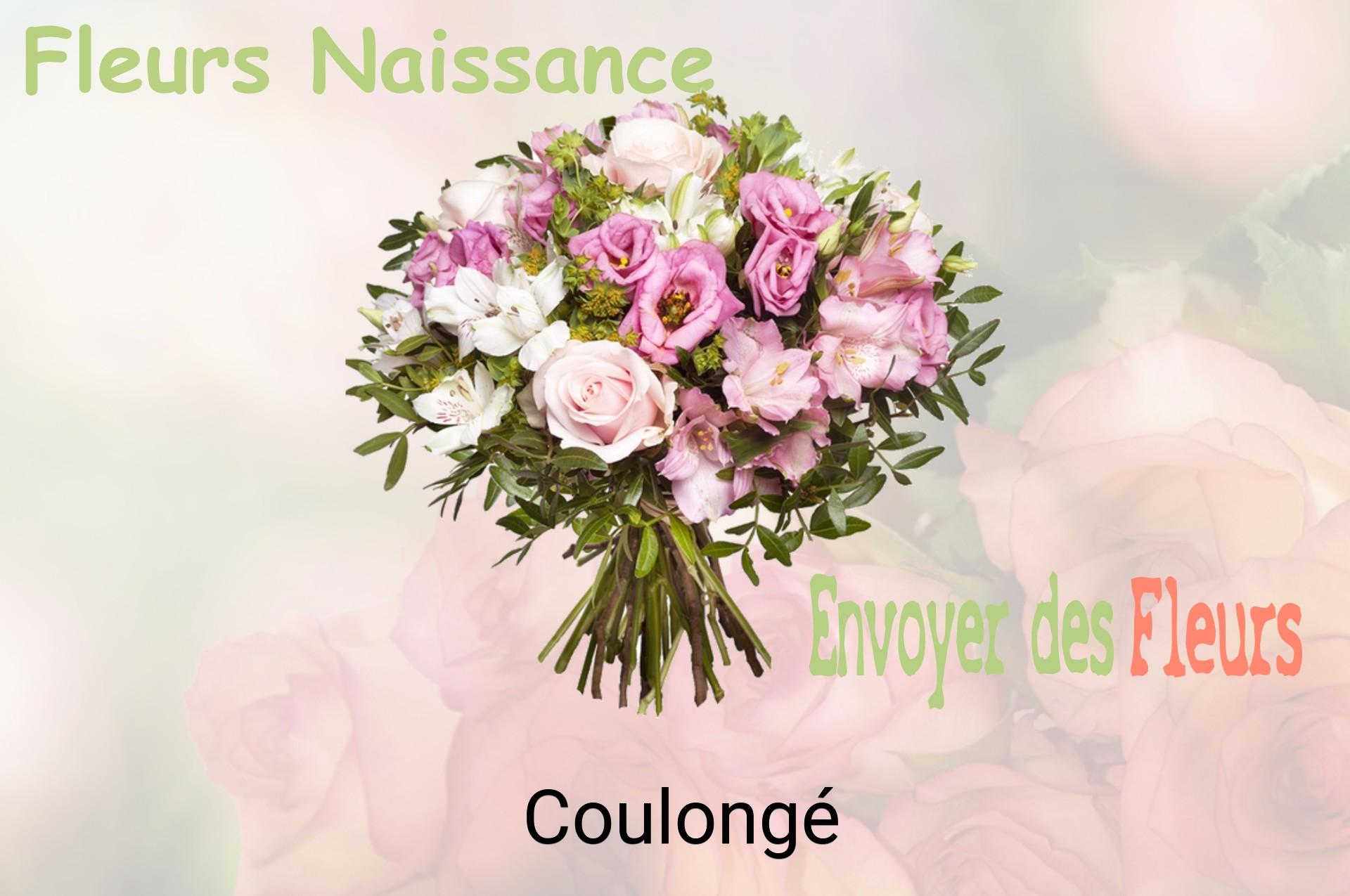 Bouquet de fleurs de naissance livré à Coulongé